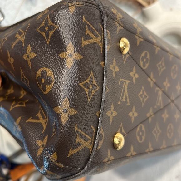 Authentic Louis Vuitton Montaigne Handbag Monogram Canvas GM Brown+ COA - Picture 9 of 16